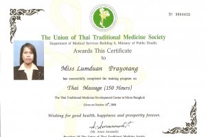 Zertifikat Prayotang